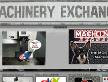 Tablet Screenshot of machineryexchange.net